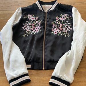 Floral Bomber jacket